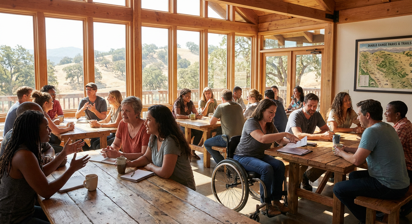 Frank Raines Recreation Hall Retreat Day