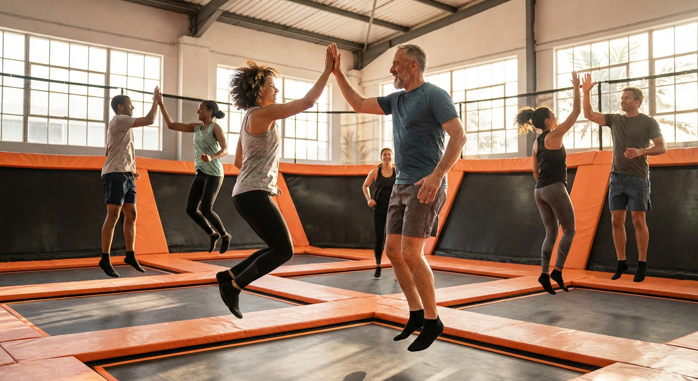 Private Trampoline Park Play at Sky Zone Pico Rivera