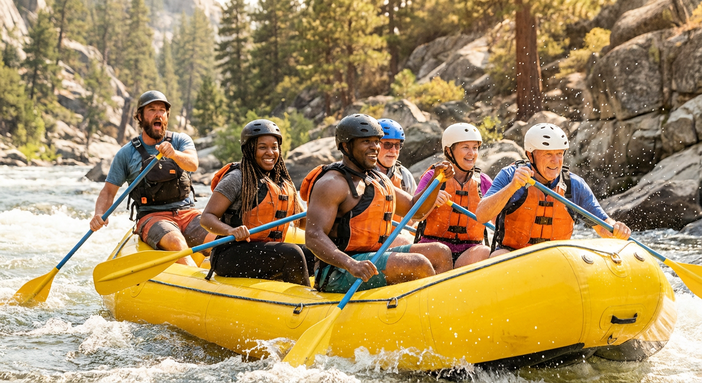 Middle Fork American River Rafting Day