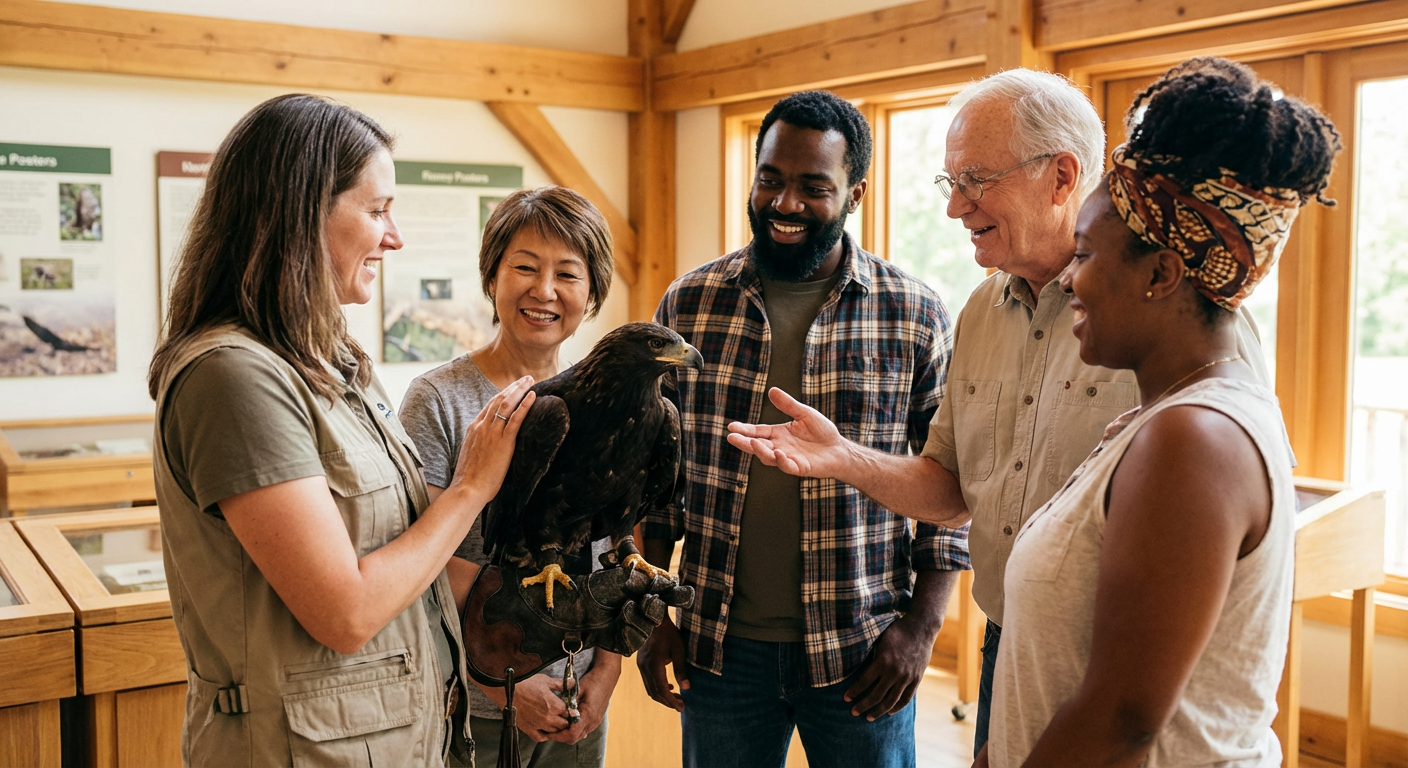 Private Eagle Encounter at Lindsay Wildlife Experience