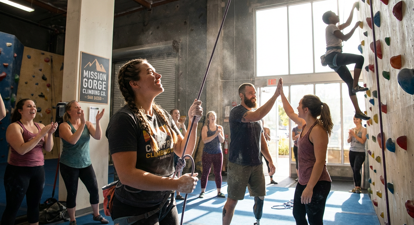 Private Indoor Rock Climbing Team Event