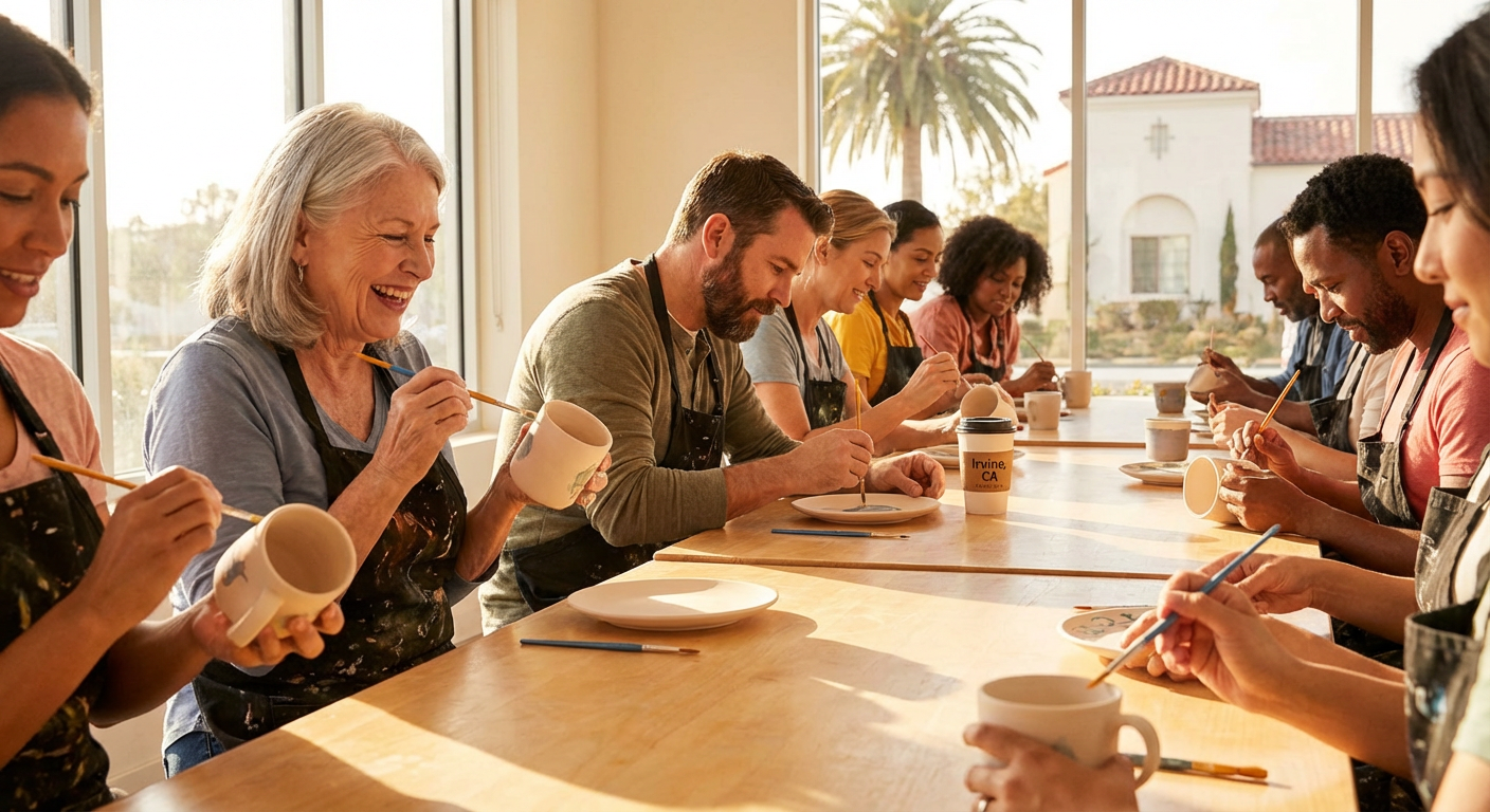 Private Studio Pottery Painting Party