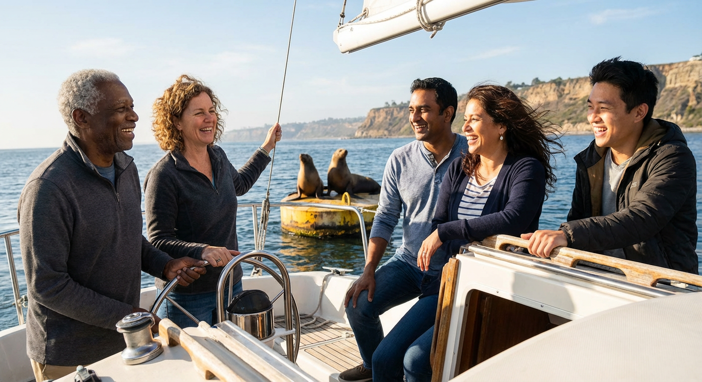 Private Redondo Coastal Sailing Charter