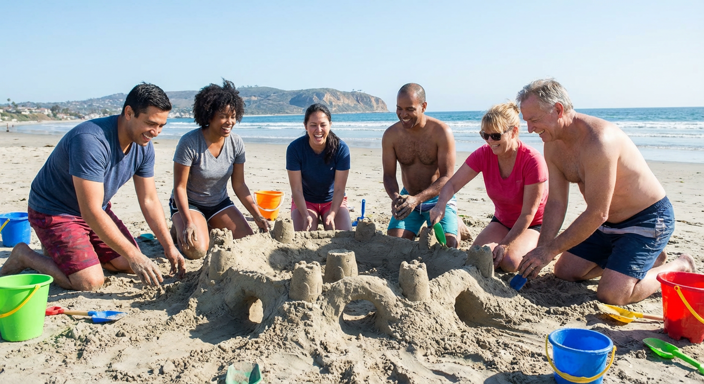 Coronado Sandcastle Team-Building Workshop