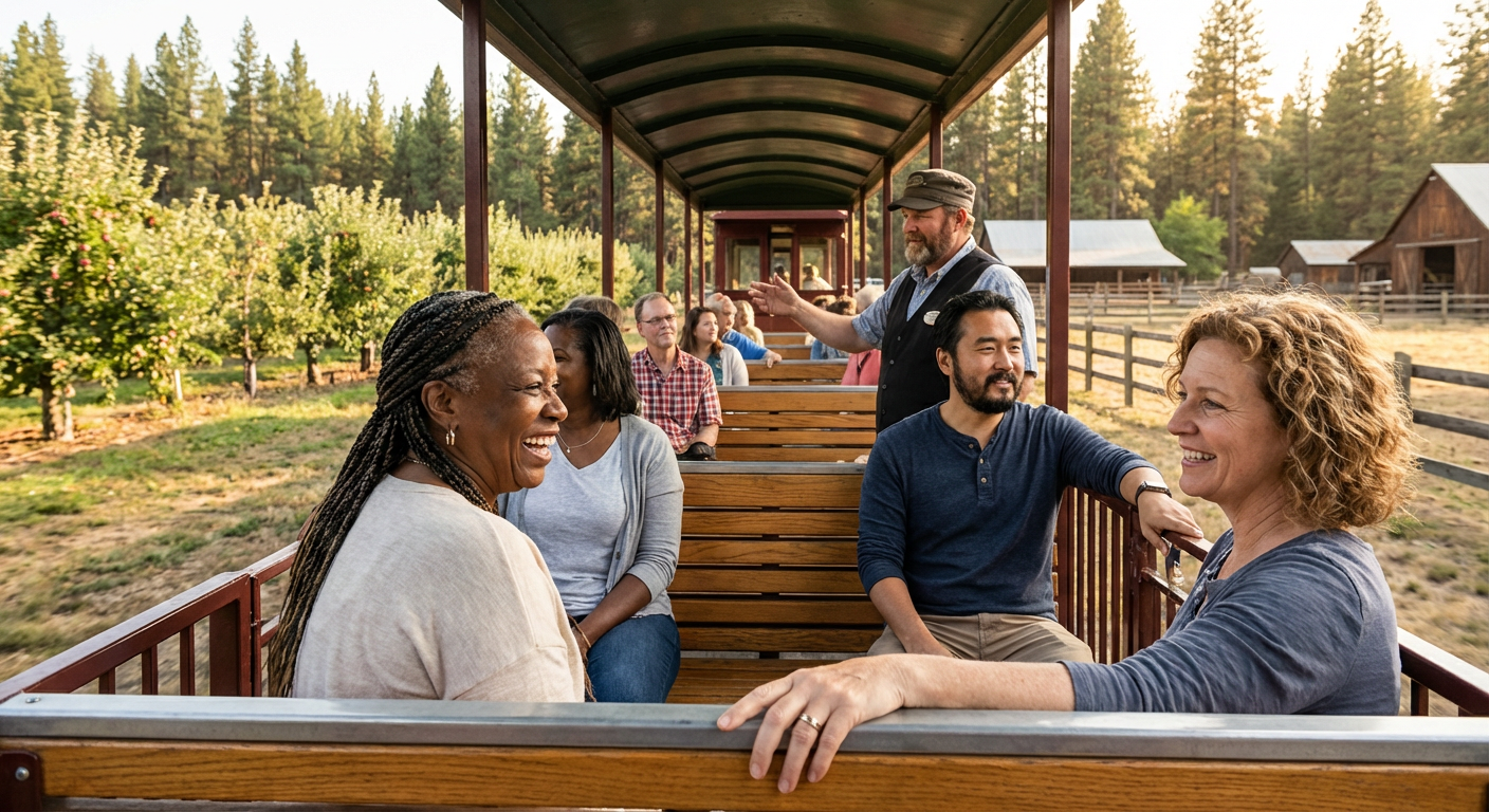 Private Orchard Railroad Charter at Hillcrest Reedley