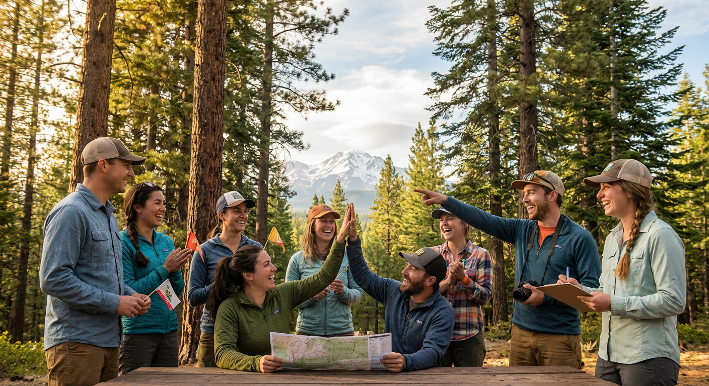 Siskiyou County team building