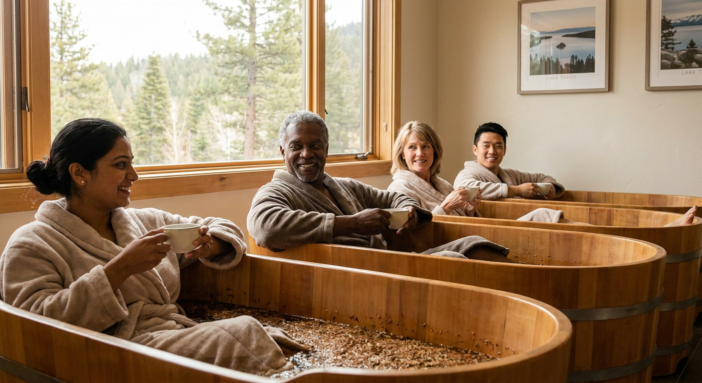 Private Japanese Cedar Enzyme Bath Experience