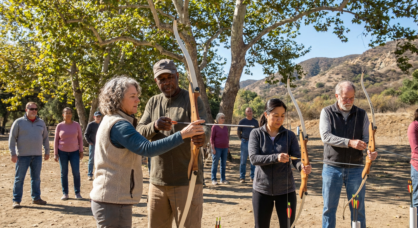 Private Group Archery Class at Pasadena Roving Archers