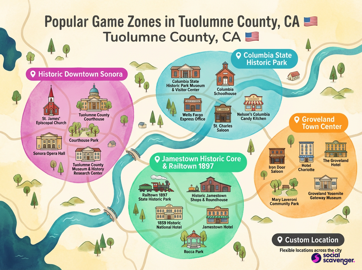 Discover Top Gaming Hotspots in Tuolumne County