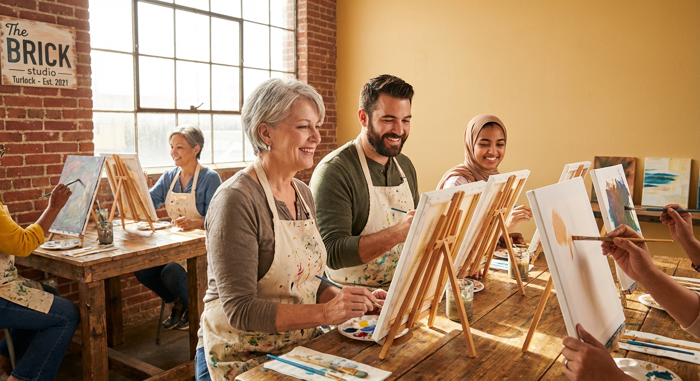 Private Paint n’ Sip Workshop at The BRICK