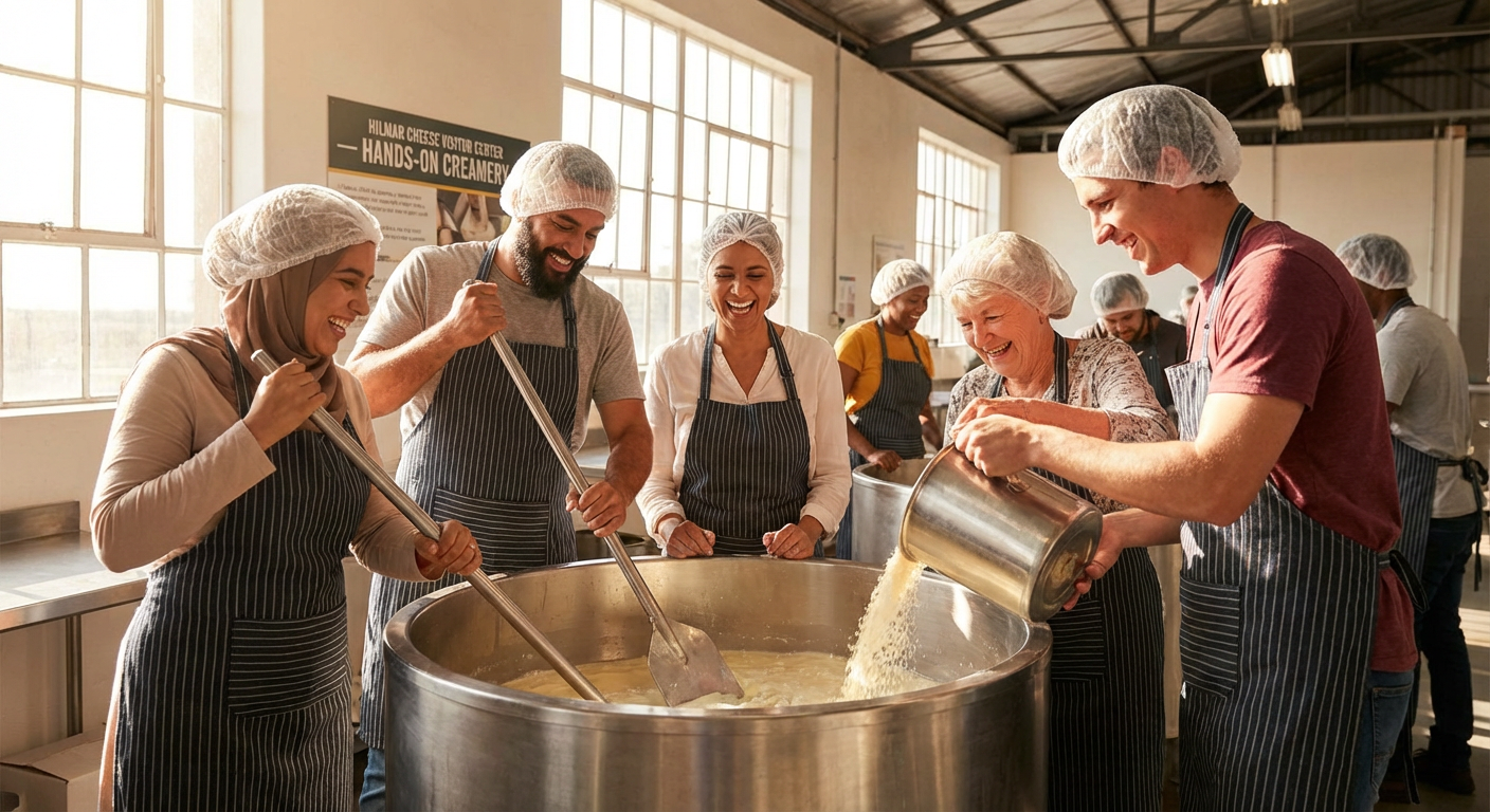 Hands-On Dairy-Making Challenge at Hilmar Cheese