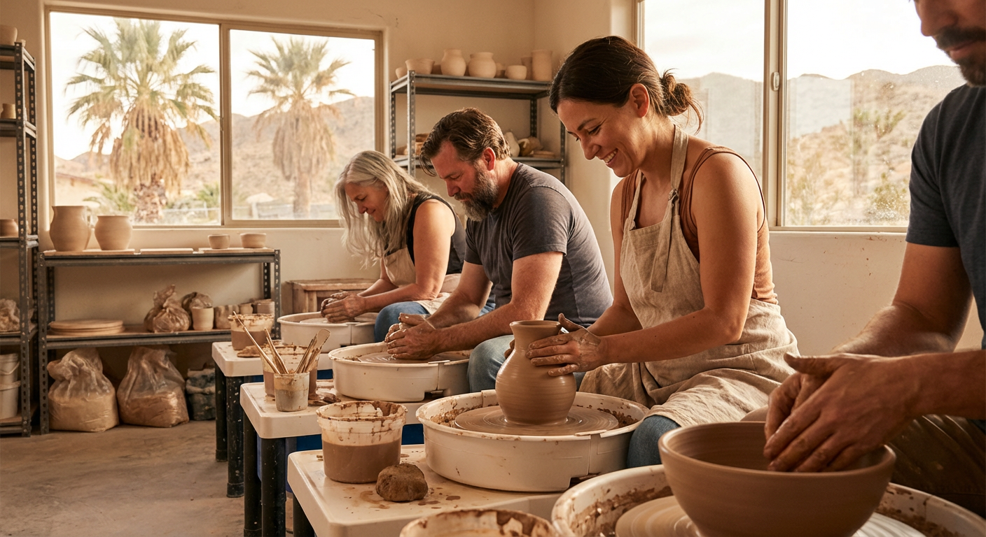 Hands-On Pottery Wheel Workshop at 29 Palms Creative Center