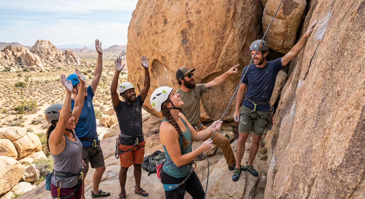Private Half-Day Rock Climbing in Joshua Tree National Park