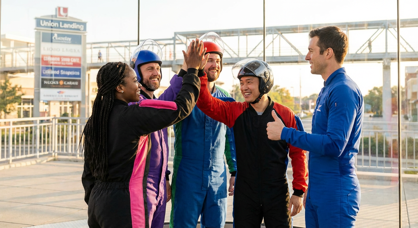 Indoor Skydiving Team Flight at iFLY San Francisco Bay