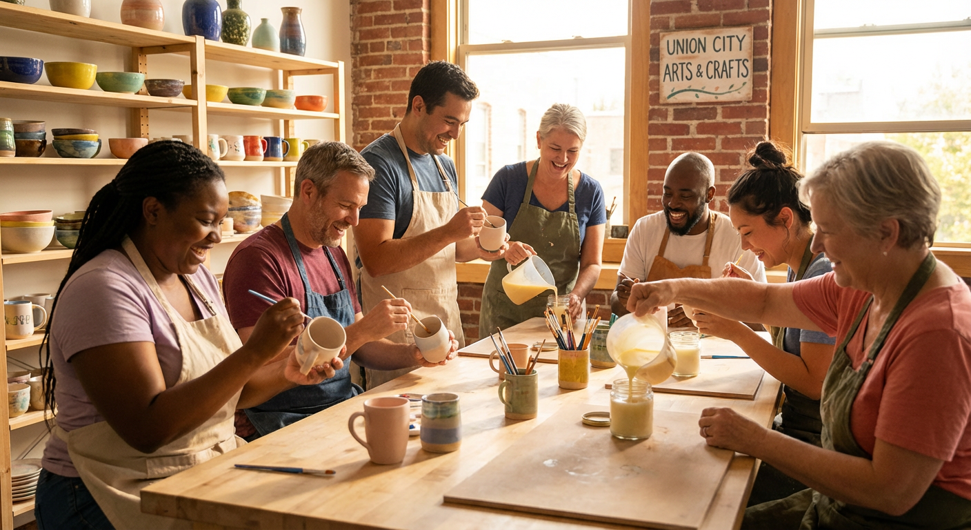 Creative Pottery and Candle‑Making Social at The Hot Spot Studios
