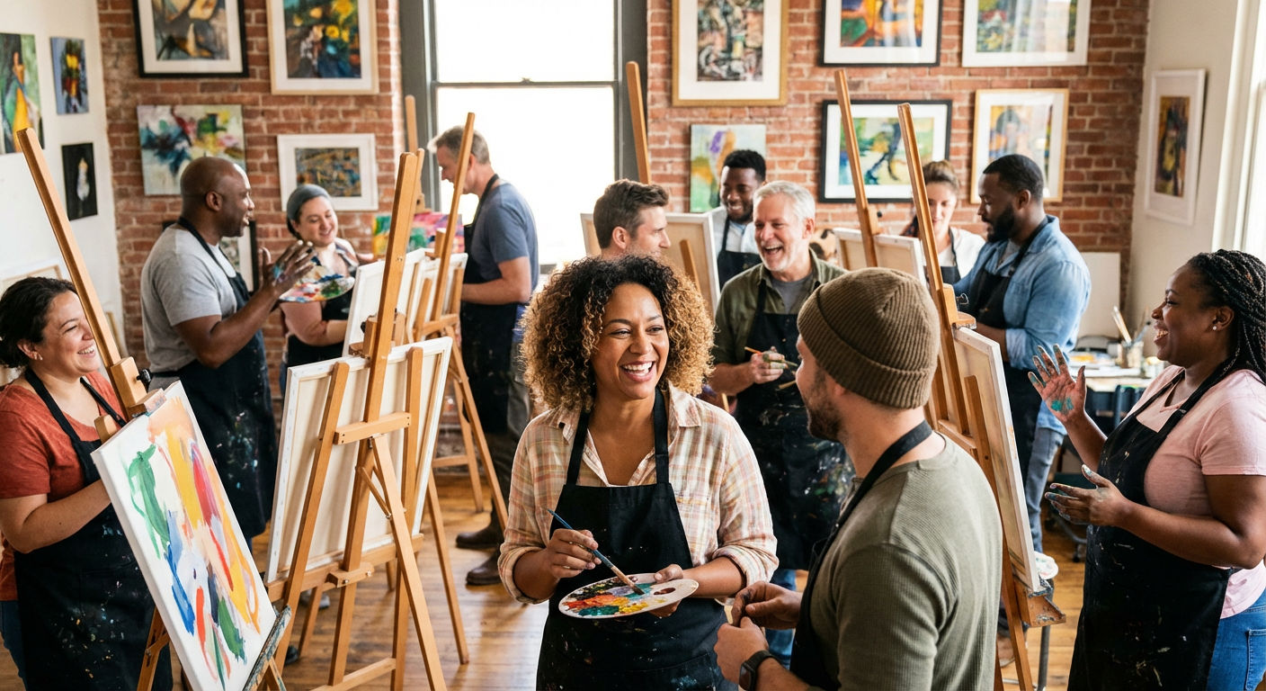 Private Guided Painting Party at Painting with a Twist