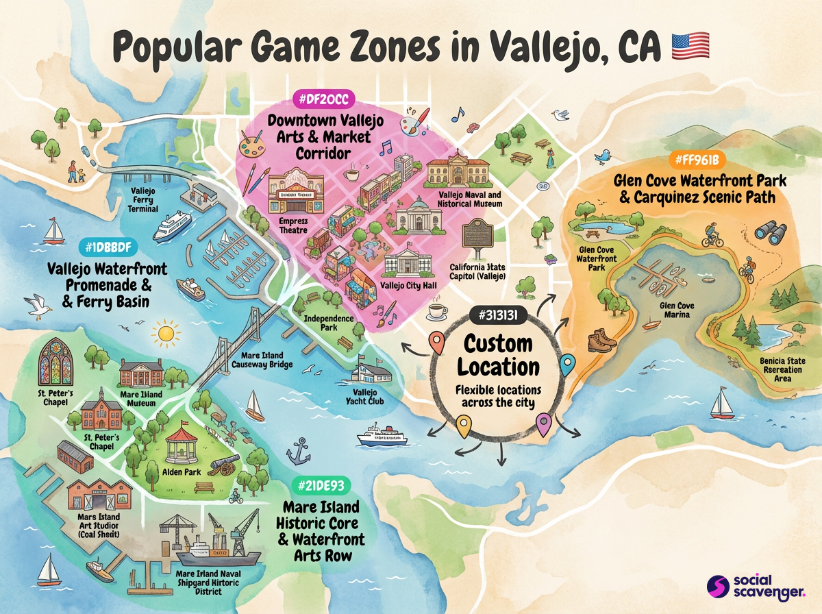 Discover Vallejo's Premier Game Zones