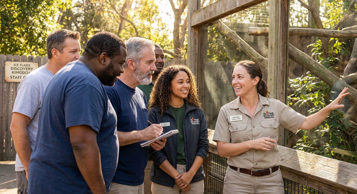Behind the Scenes Backstage Safari at Six Flags Discovery Kingdom