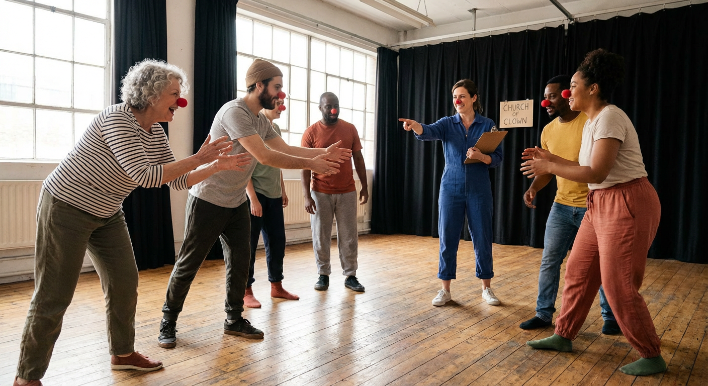 Ensemble Clowning Workshop at Church of Clown