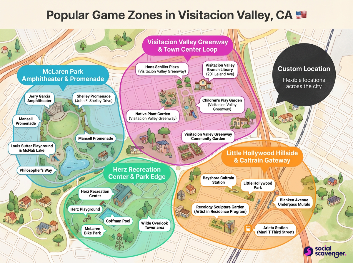 Discover Visitacion Valley's Top Game Zones