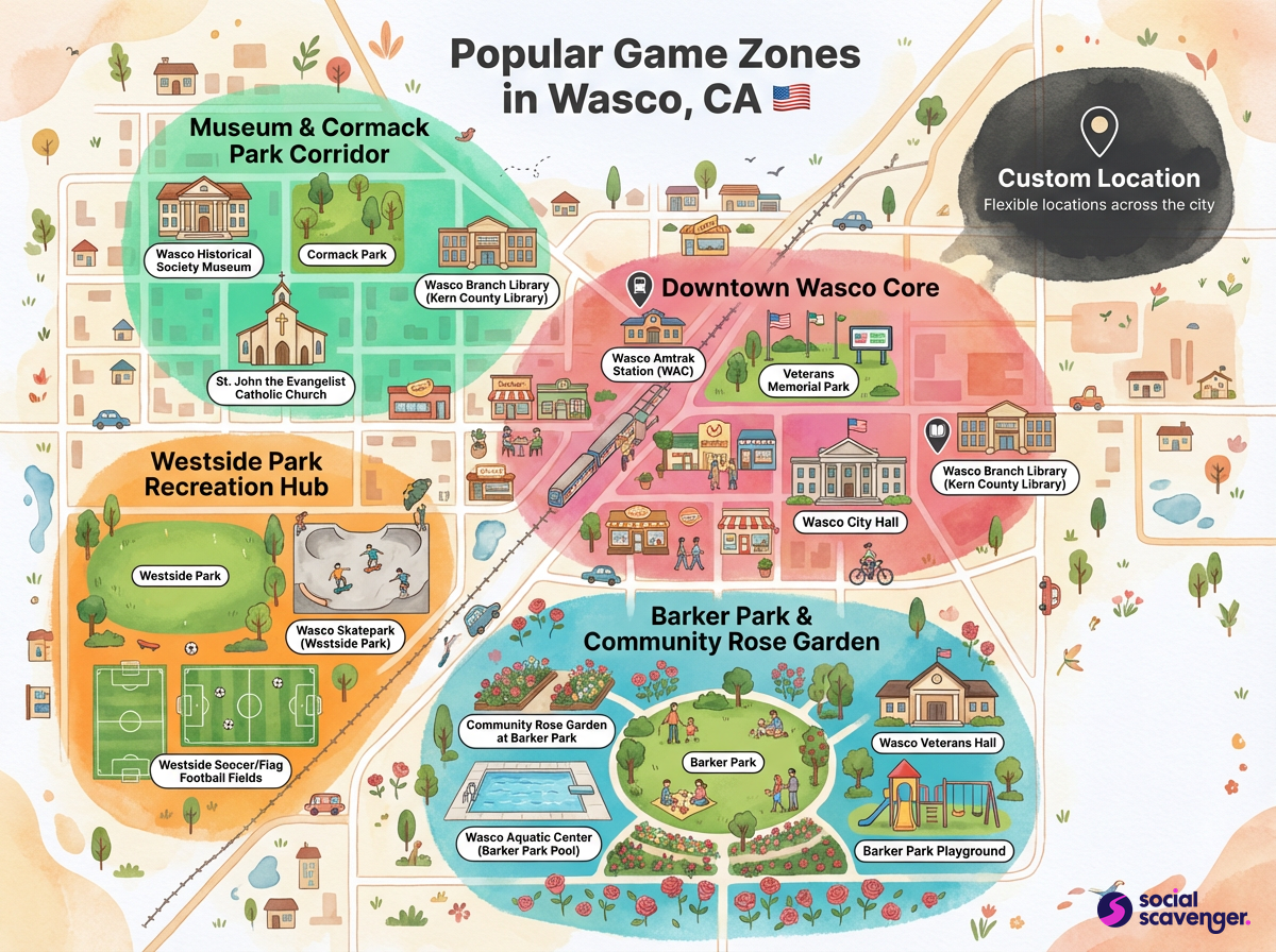 Explore Wasco's Top Game Zones
