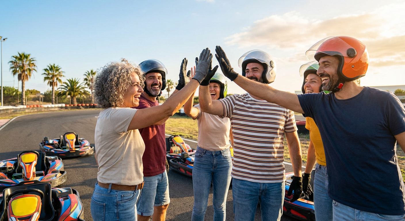 Group Go-Kart Wristband Racing Experience